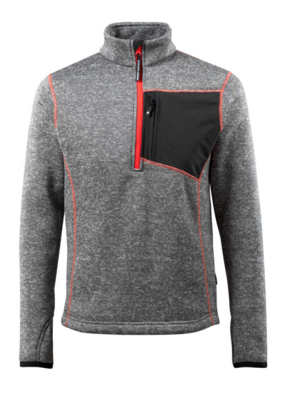 Mascot Strickpullover mit kurzem Reißverschluss