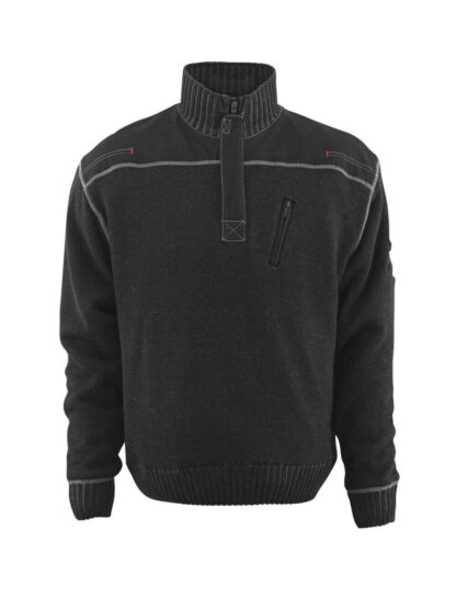 Mascot Strickpullover mit kurzem Reißverschluss - Image 3