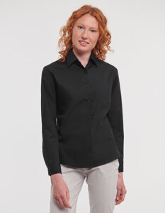 Ladies´ L/S Pure Cotton Easy Care Poplin Shirt